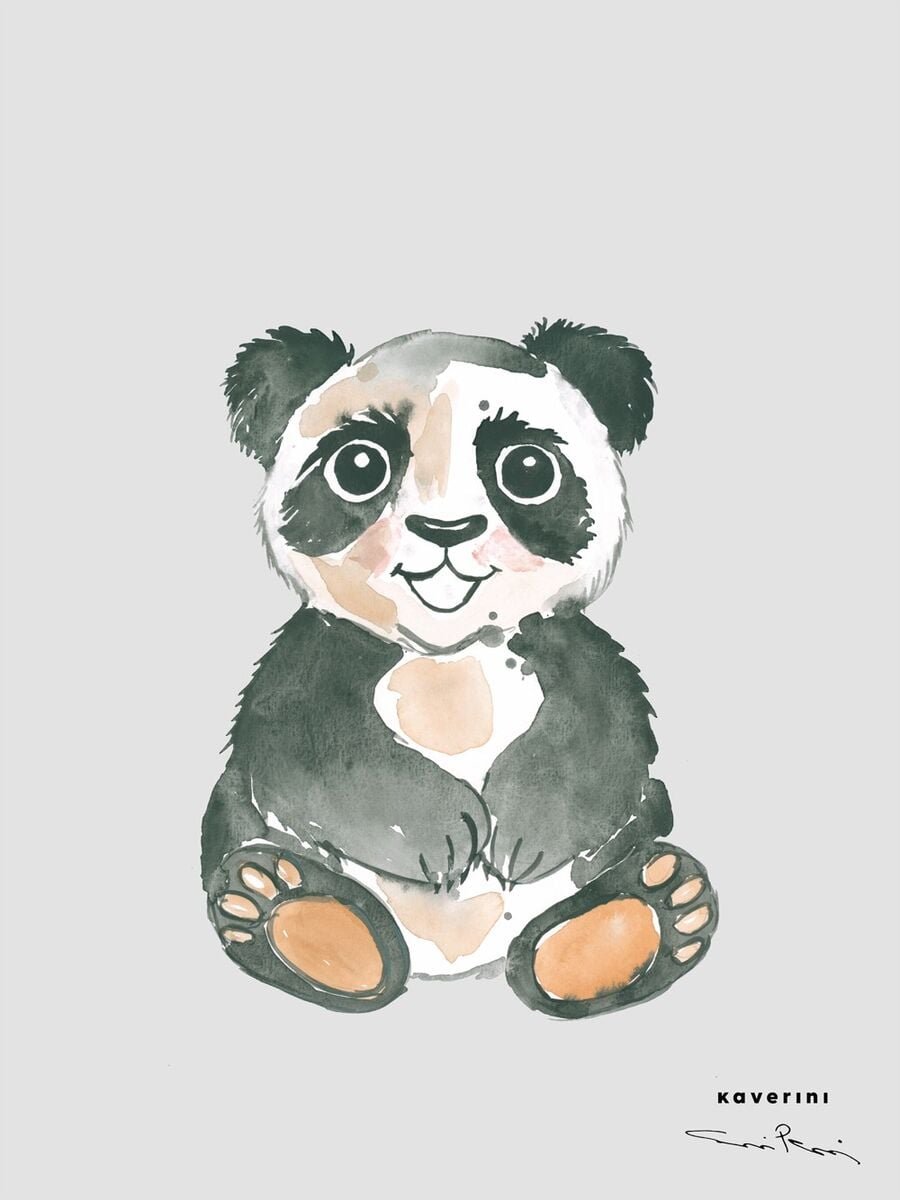 kaverini-panda-nalle-juliste-30x40-cm