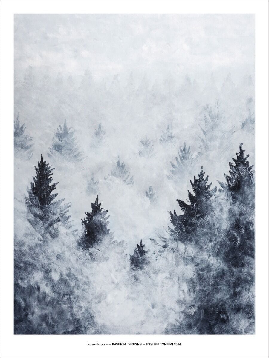 kaverini-kuusikossa-juliste-30x40-cm