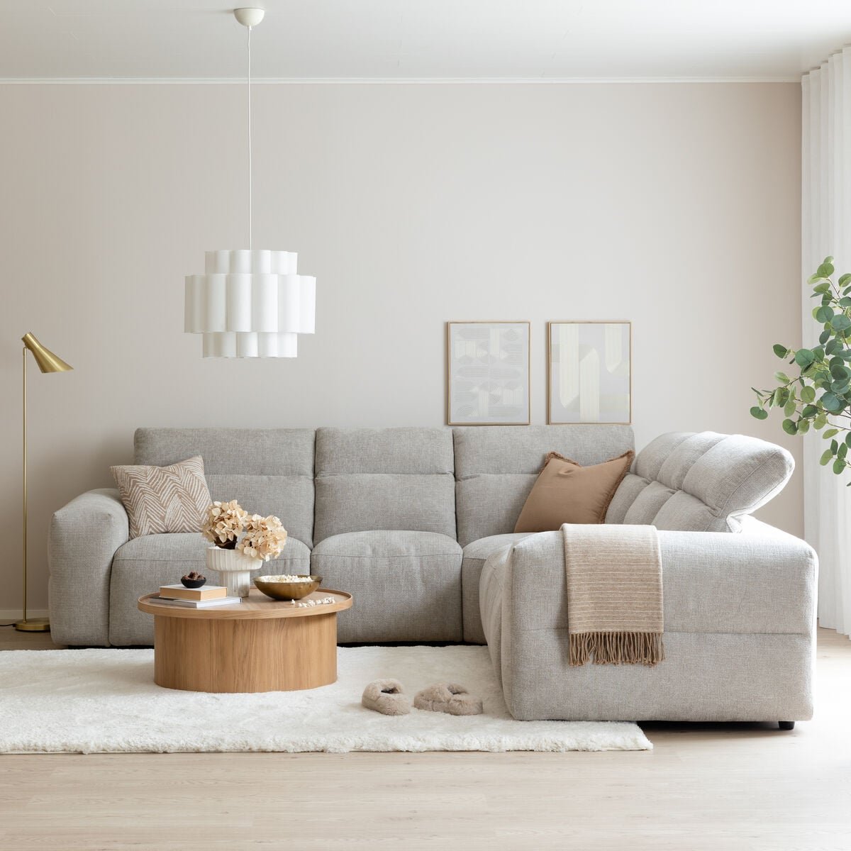 Mukava mekanismikulmasohva max beige