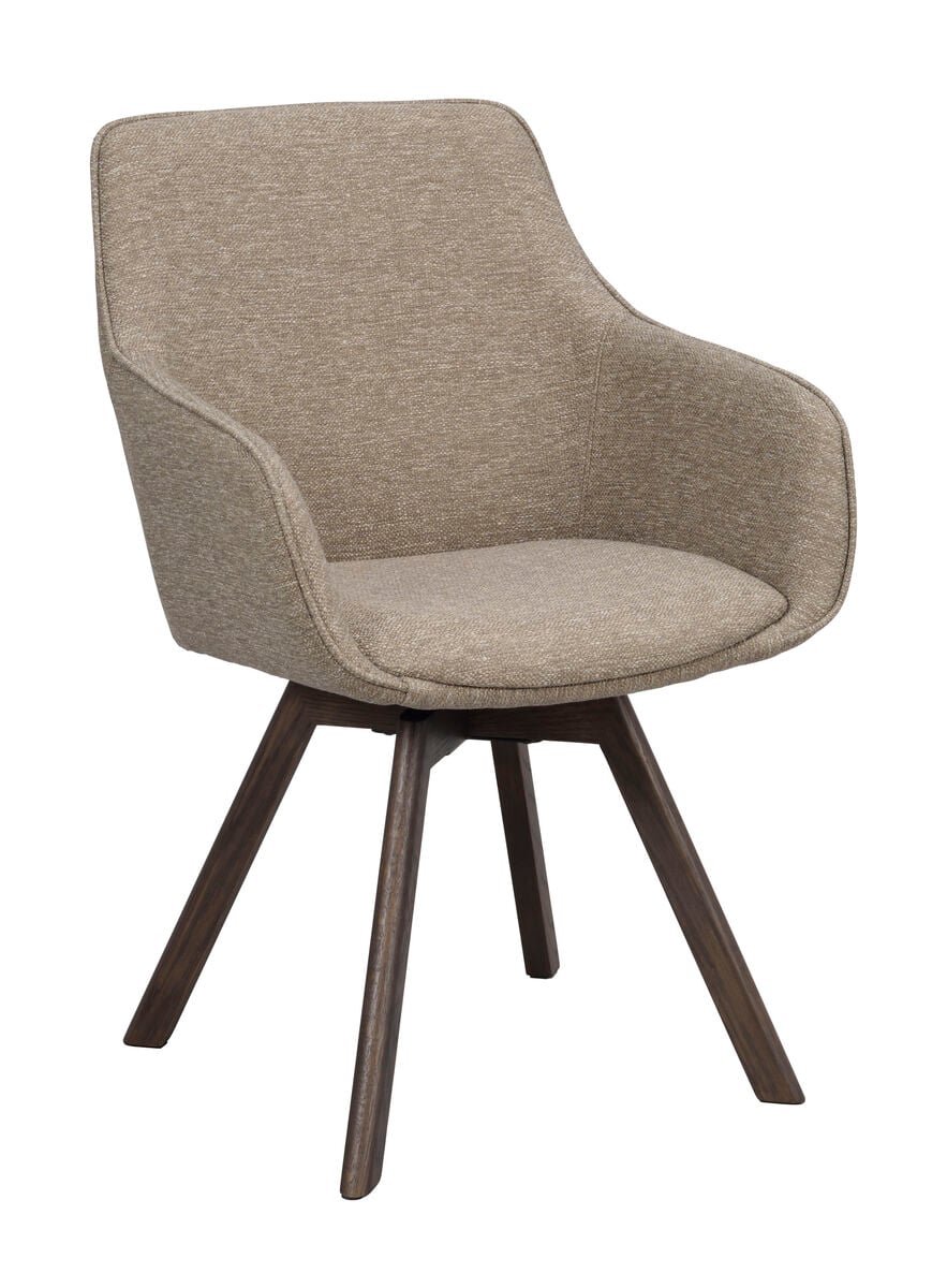 rowico-home-alison-tuoli-kasinojilla-tumma-beige-kangas-ruskeat-tammijalat