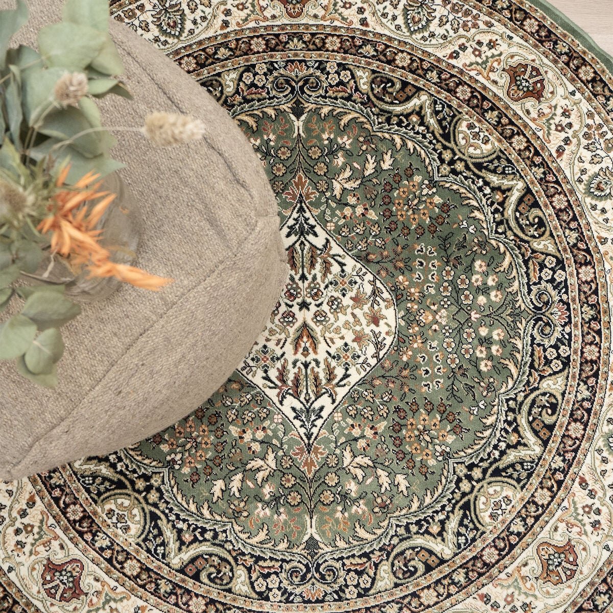 royal-palace-viskoosimatto-pyorea-o160-cm-vihrea