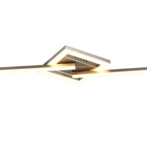 Trio Viale LED kattovalaisin harjattu teräs