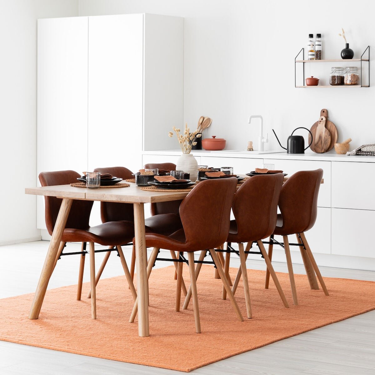 veini-keto-6-hengen-ruokailuryhma-lakattu-tammi-ruskea-brandy