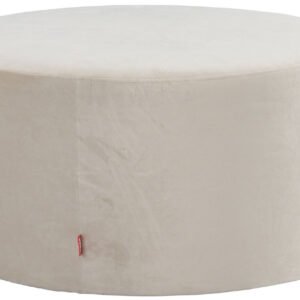Helmi pyöreä samettirahi Ø80 cm beige Brunei 06 kangas