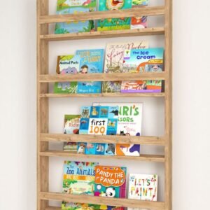 Vivano Montessori seinähylly 74x10x120 cm tammi
