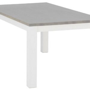 Vuono pöytä 95x180 valkoinen/harmaa