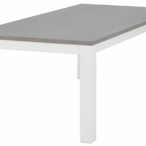 Vuono pöytä 100x220 valkoinen/harmaa
