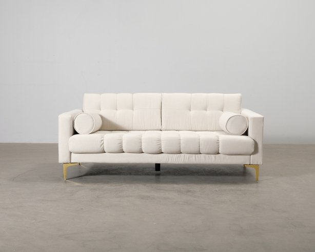 Cosmopolitan Design Bali 2-istuttava sohva vaaleanbeige