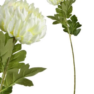 Tekokukka synteettinen VIRIDIS krysanteemi oksa 73 cm valkoinen 1 kpl