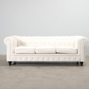 Chesterfield Lyx 3-istuttava sohva vaaleanbeige
