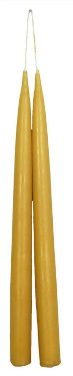 Puttipaja antiikkikynttilä 30 cm 2 kpl okra
