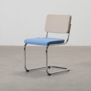 Thonet S 43 tuoli sininen / beige