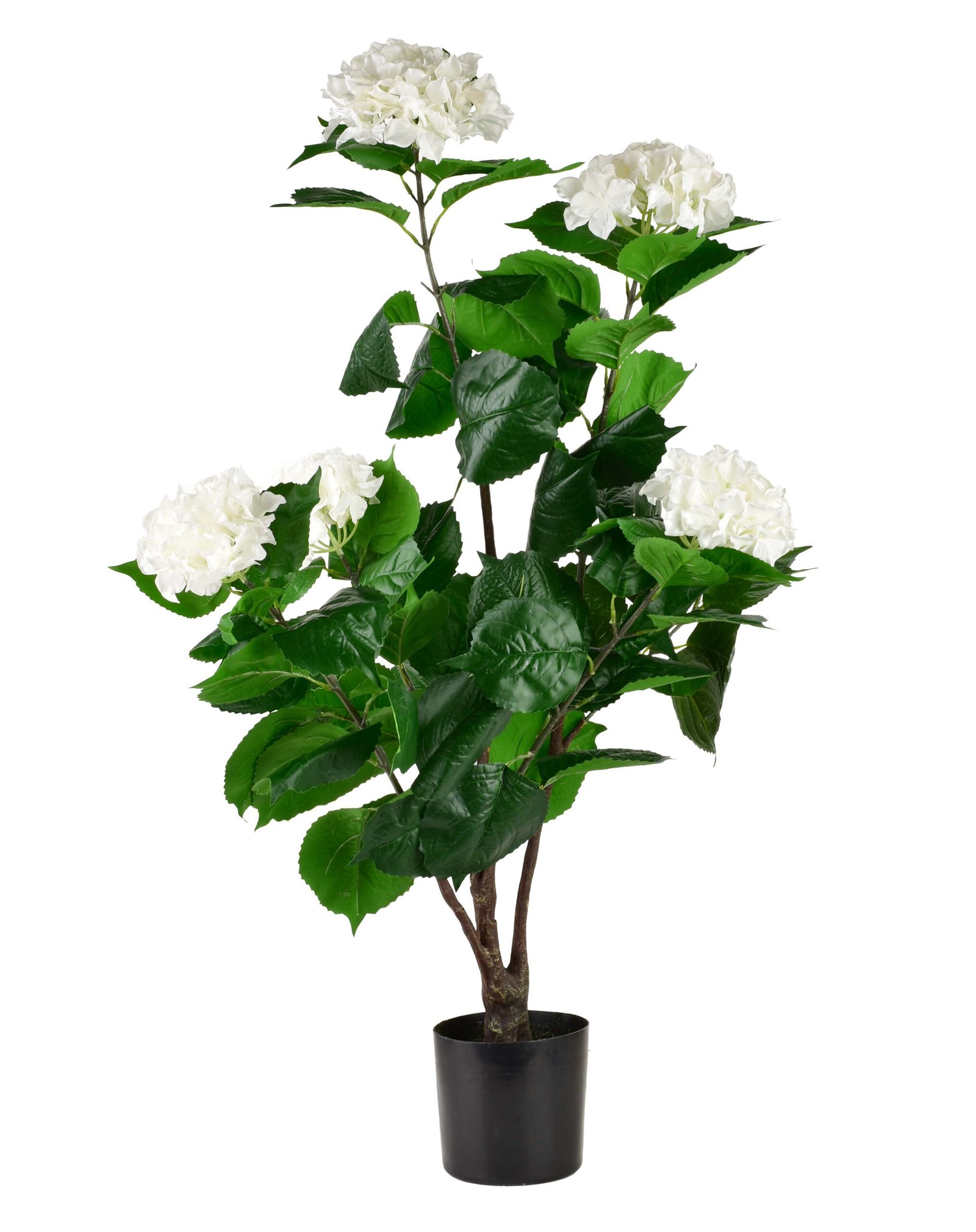 Tekokukka muovi VIRIDIS hortensia 14x13x92 cm valkoinen 1 kpl