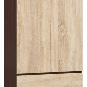 Akord Vaatekaappi Wenge/Sonoma-tammi 90x51x180