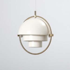 Gubi Multi-Lite riippuvalaisin ø 25,5 cm valkoinen / messsinki