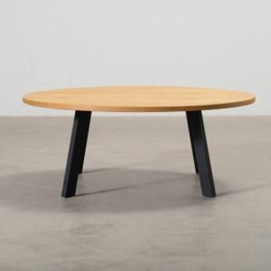 FeelDesign Freddy sohvapöytä ø 115 cm tammi / musta