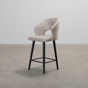 Richmond Interiors Savoy baarituoli harmaanbeige