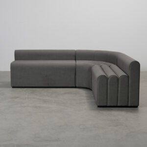 Lounge-kulmasohva tummanvihreä