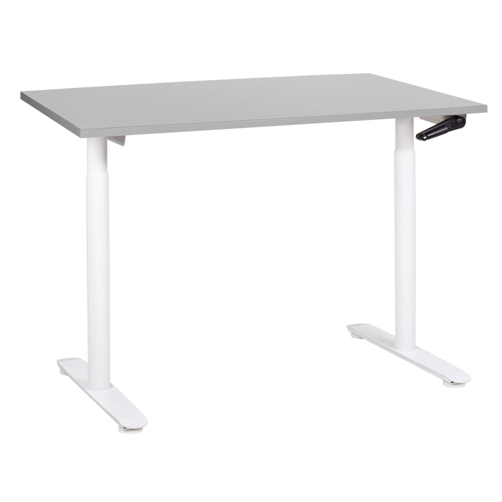Manuaalisesti säädettävä työpöytä DESTINAS Harmaa/valkoinen 120 cm 72 cm