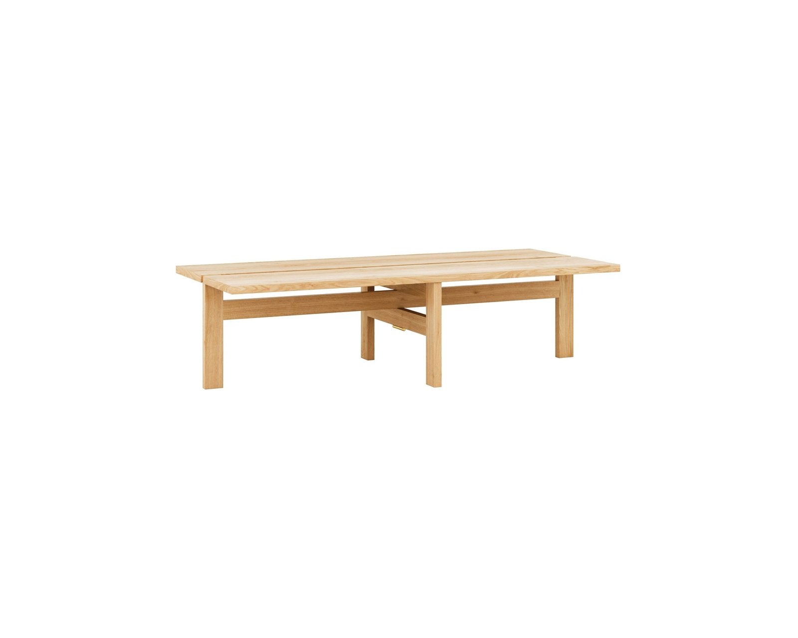 Moebe Rectangular sohvapöytä tammi