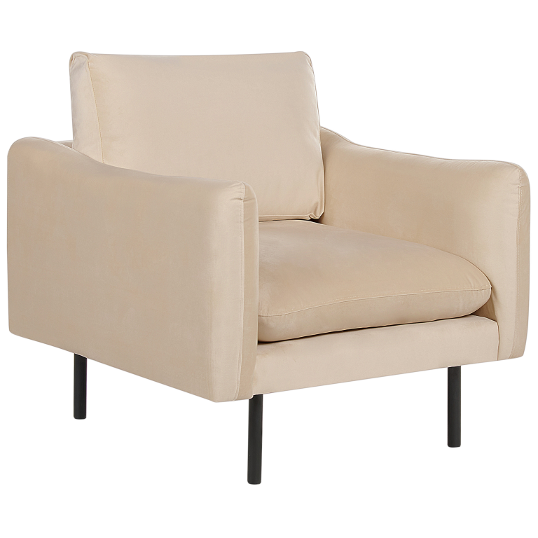 Nojatuoli VINTERBRO sametti Beige
