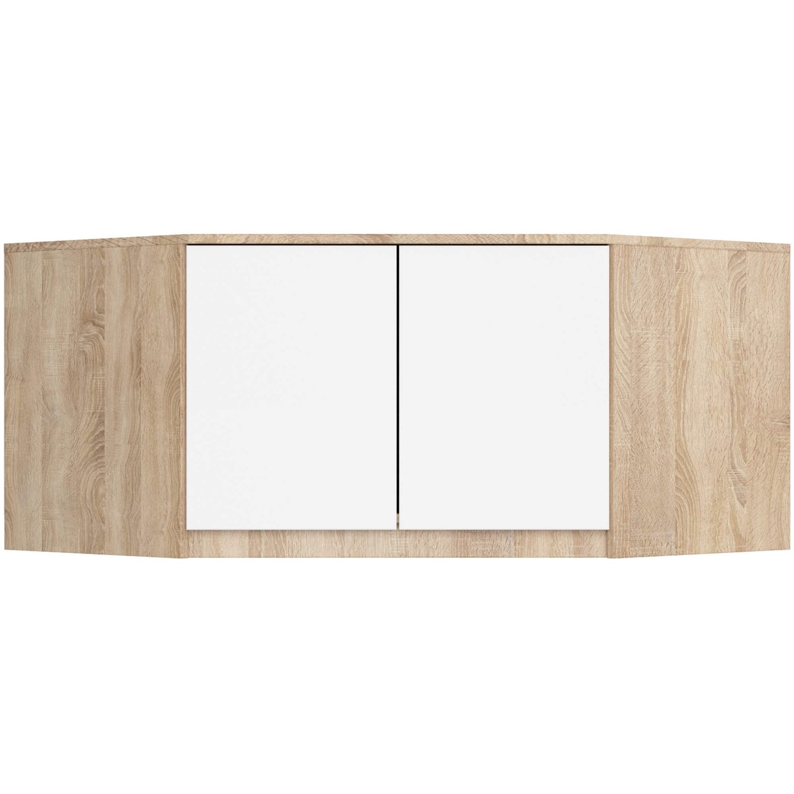 Akord Kaapin jatke Tammi Sonoma/Valkoinen 100x50x55