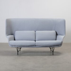 Herman Miller Striad Lounge 2-istuttava sohva vaaleansininen