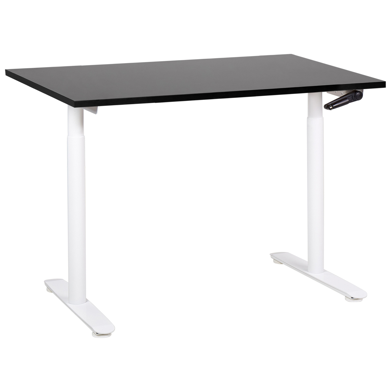 Manuaalisesti säädettävä työpöytä DESTINAS Musta/valkoinen 120 cm 72 cm