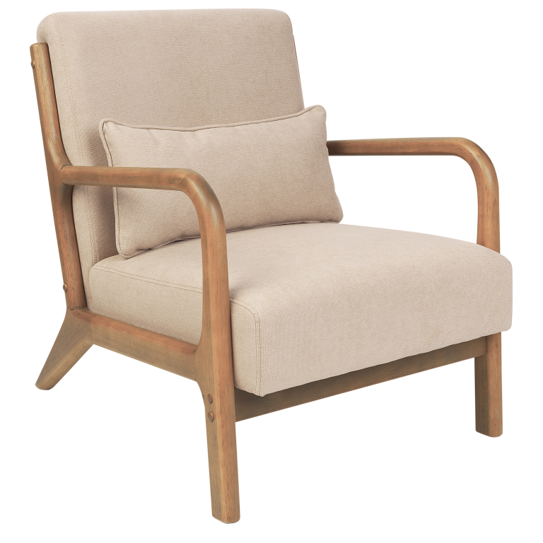 Nojatuoli SKOVDE kangas Beige