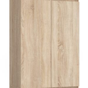Akord Yläsäilytyskaappi 2-ovinen 2-laatikollinen Sonoma-tammi 90x51x234