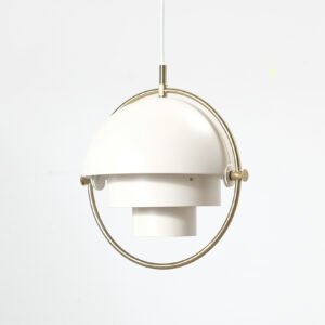 Gubi Multi-Lite riippuvalaisin ø 25,5 cm valkoinen / messsinki