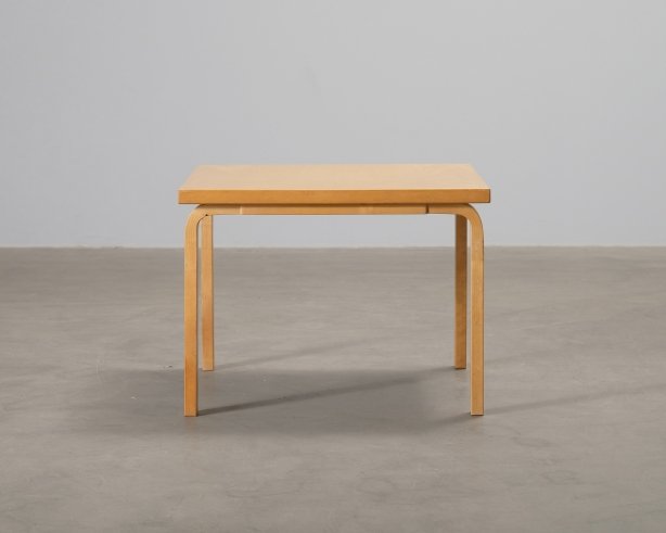 Artek Aalto 81C sohvapöytä 75 x 75 cm koivu
