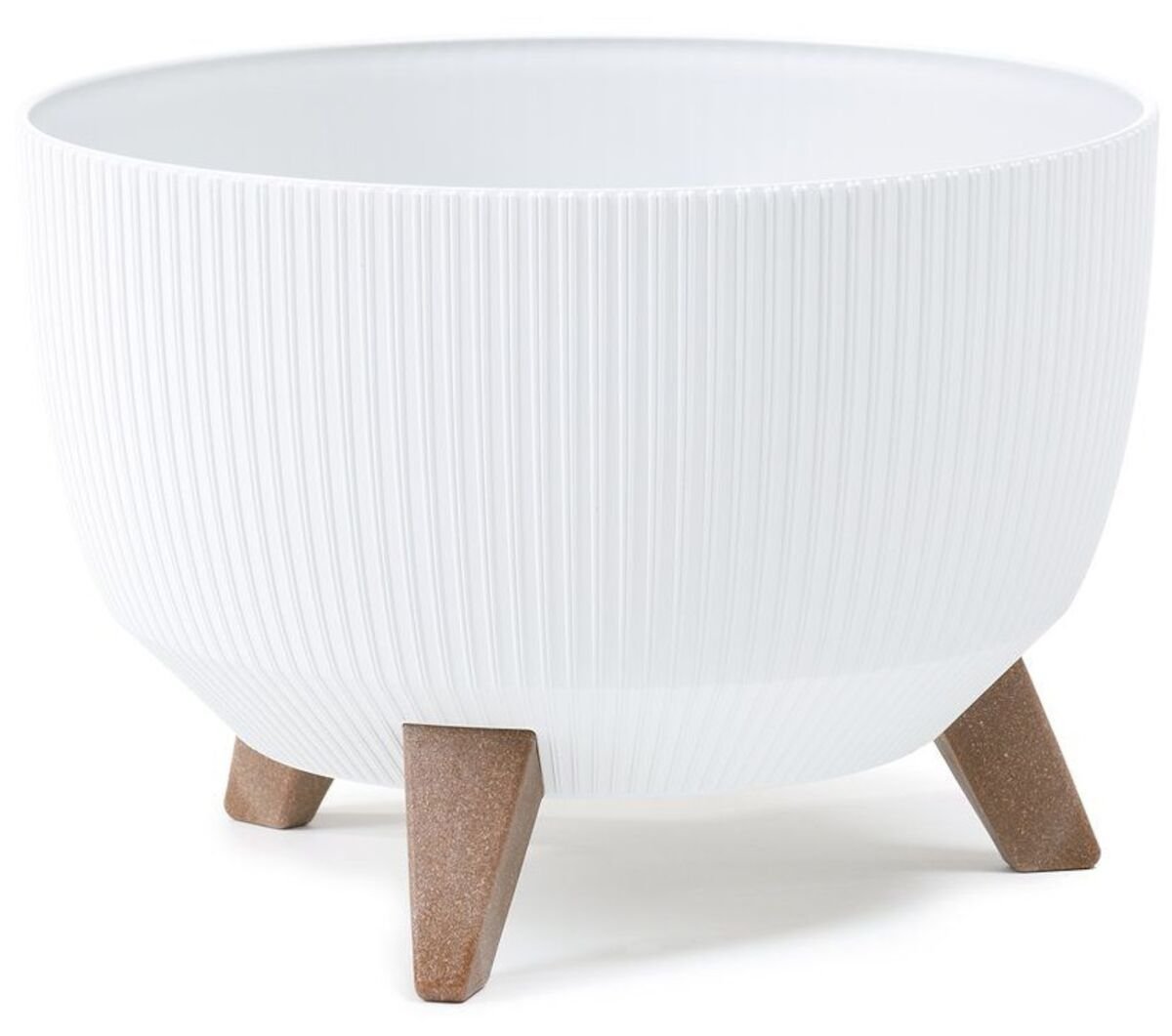 4Living Roma Line ECO jalallinen ruukku Ø47 cm valkoinen