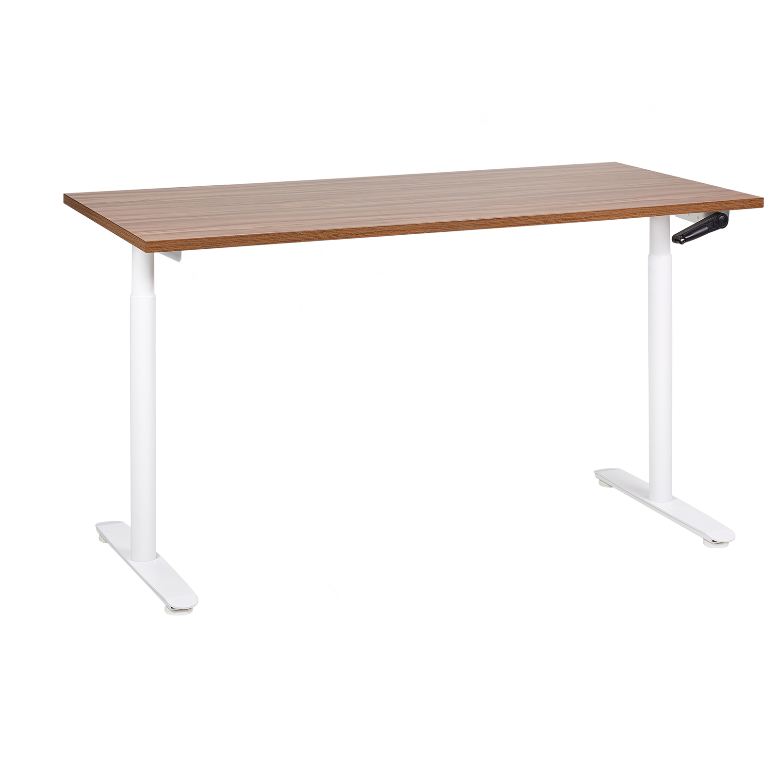 Manuaalisesti säädettävä työpöytä DESTINAS Ruskea/valkoinen 160 cm 72 cm