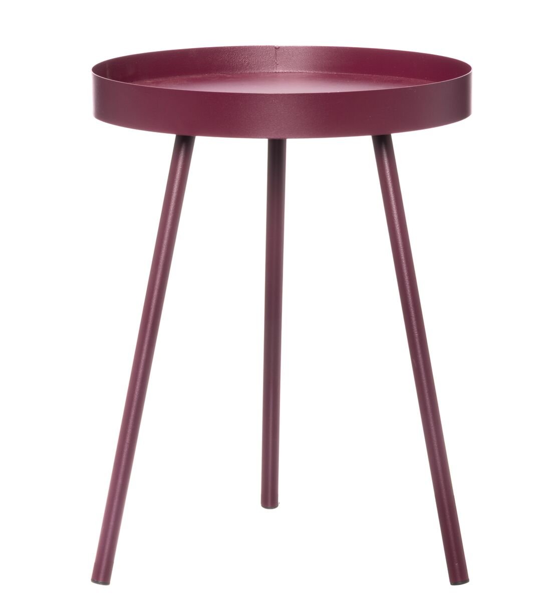 4Living Joy sivupöytä Ø30 cm burgundinpunainen