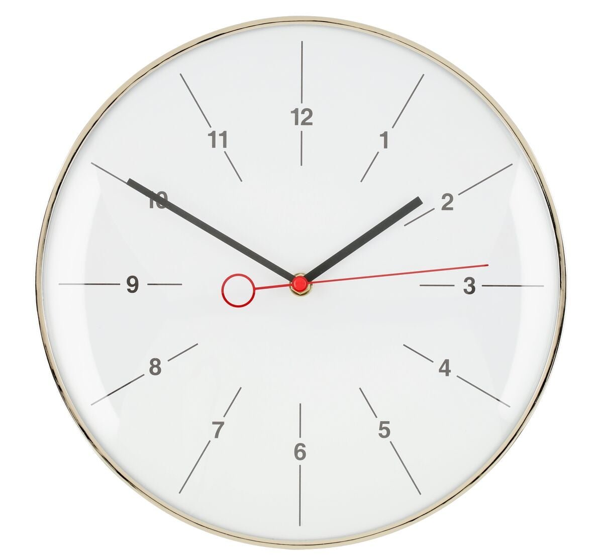 4Living Time seinäkello Ø30 cm hopea