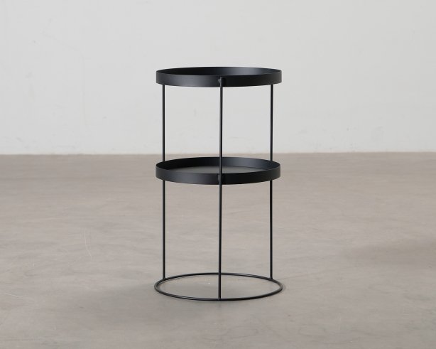 FeelDesign Zet sivupöytä ø 40 cm musta