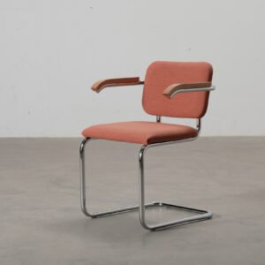 Knoll Cesca tuoli käsinojilla punainen / pyökki