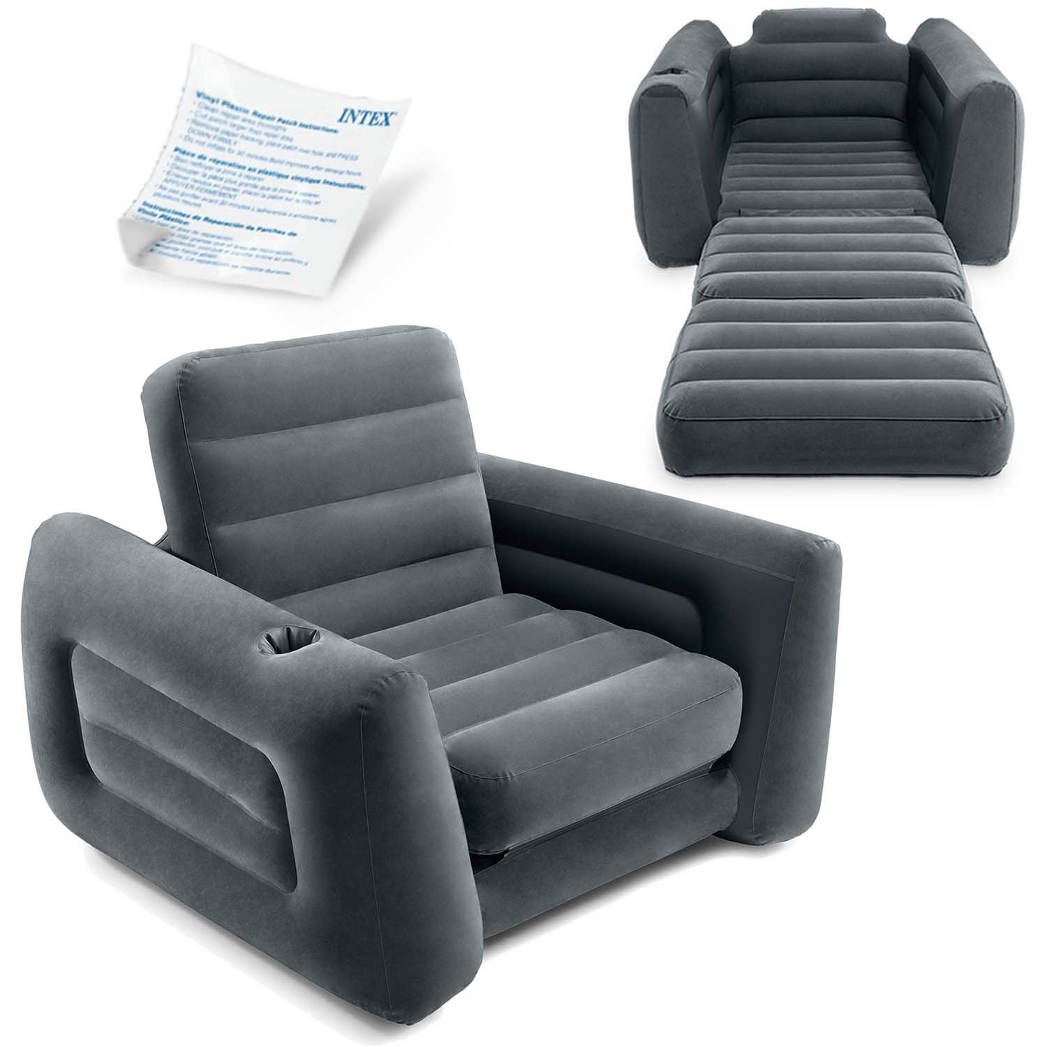 INTEX 66551 Yhden Hengen Ilmatäytteinen Tuoli