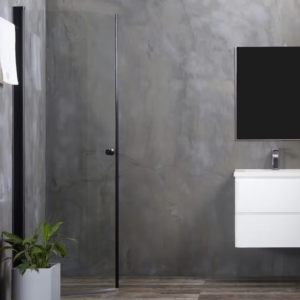 Bathlife Mångsidig suihkuovi 45° musta
