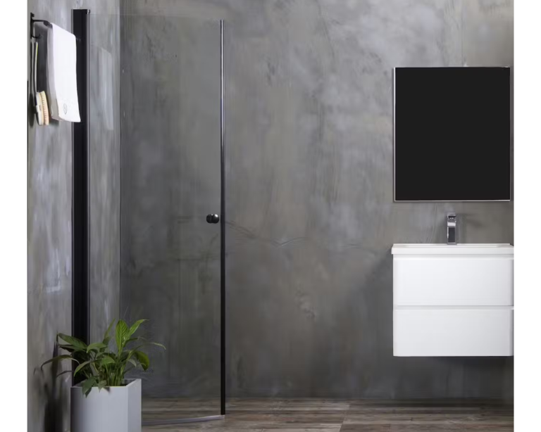 Bathlife Mångsidig suihkuovi 45° musta