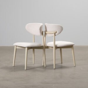 Molly ruokapöydän tuoli beige, 2 kpl setti