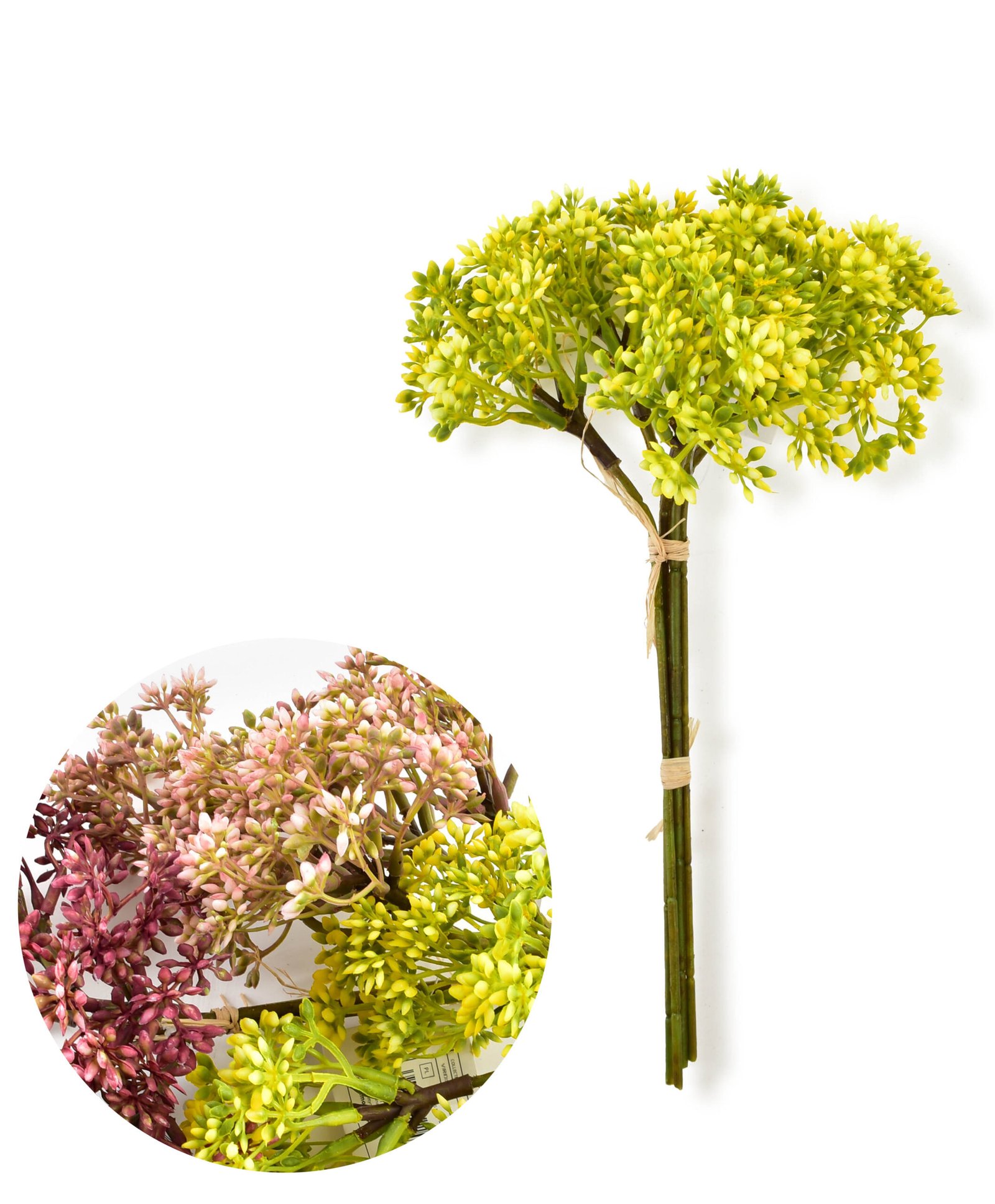 Keinokukkakimppu Prima VIRIDIS Gypsophila 30 cm valkoinen 6 kpl