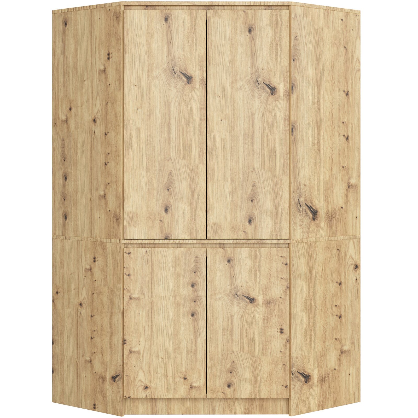 Akord Kulmavaatekaappi 4-ovinen Tammi Artisan 100x50x180