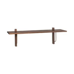 Audo Copenhagen Corbel seinähylly 100 cm Dark Stained Oak