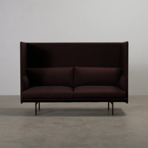 Muuto Outline Highback 2-istuttava sohva