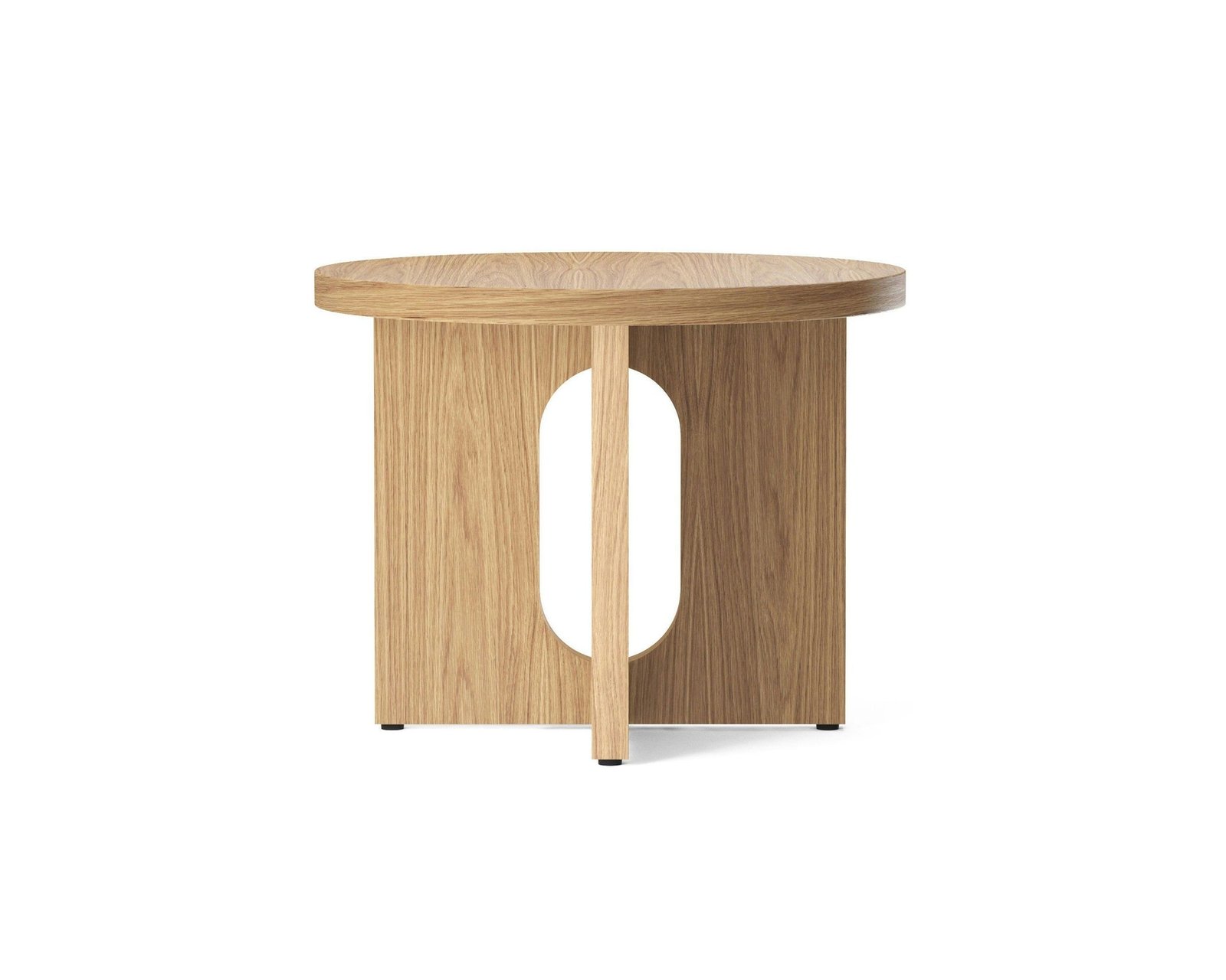 Audo Copenhagen Androgyne sivupöytä ø 50 cm tammi