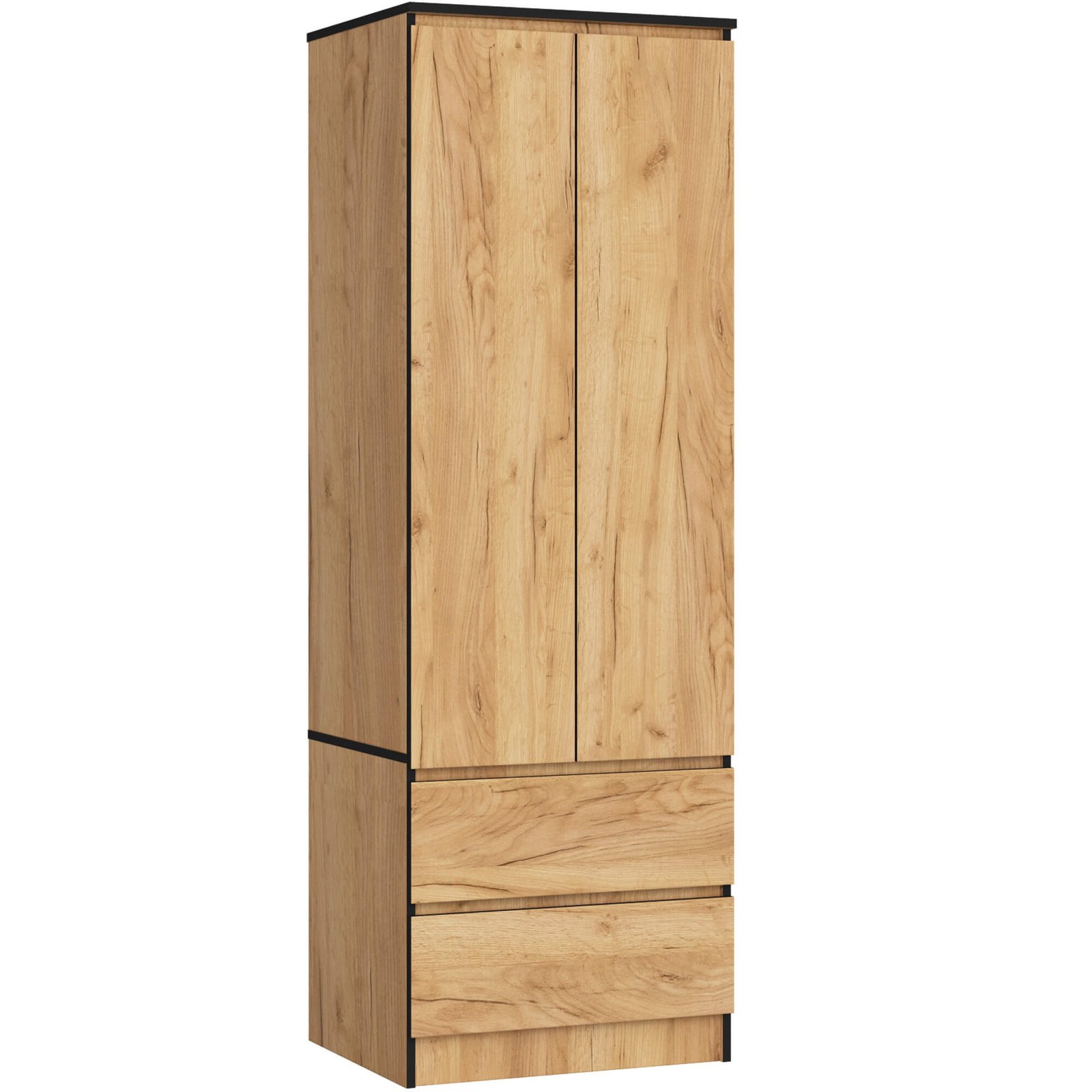 Akord Vaatekaappi Star Craft-tammi 60x51x180