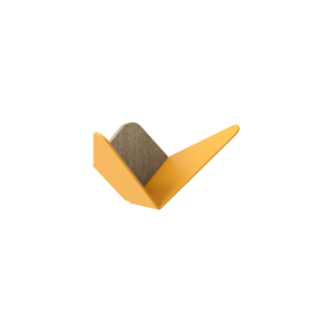 Umage Butterflies Medium seinäkoukku Saffron Yellow