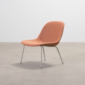 Muuto Fiber nojatuoli oranssi